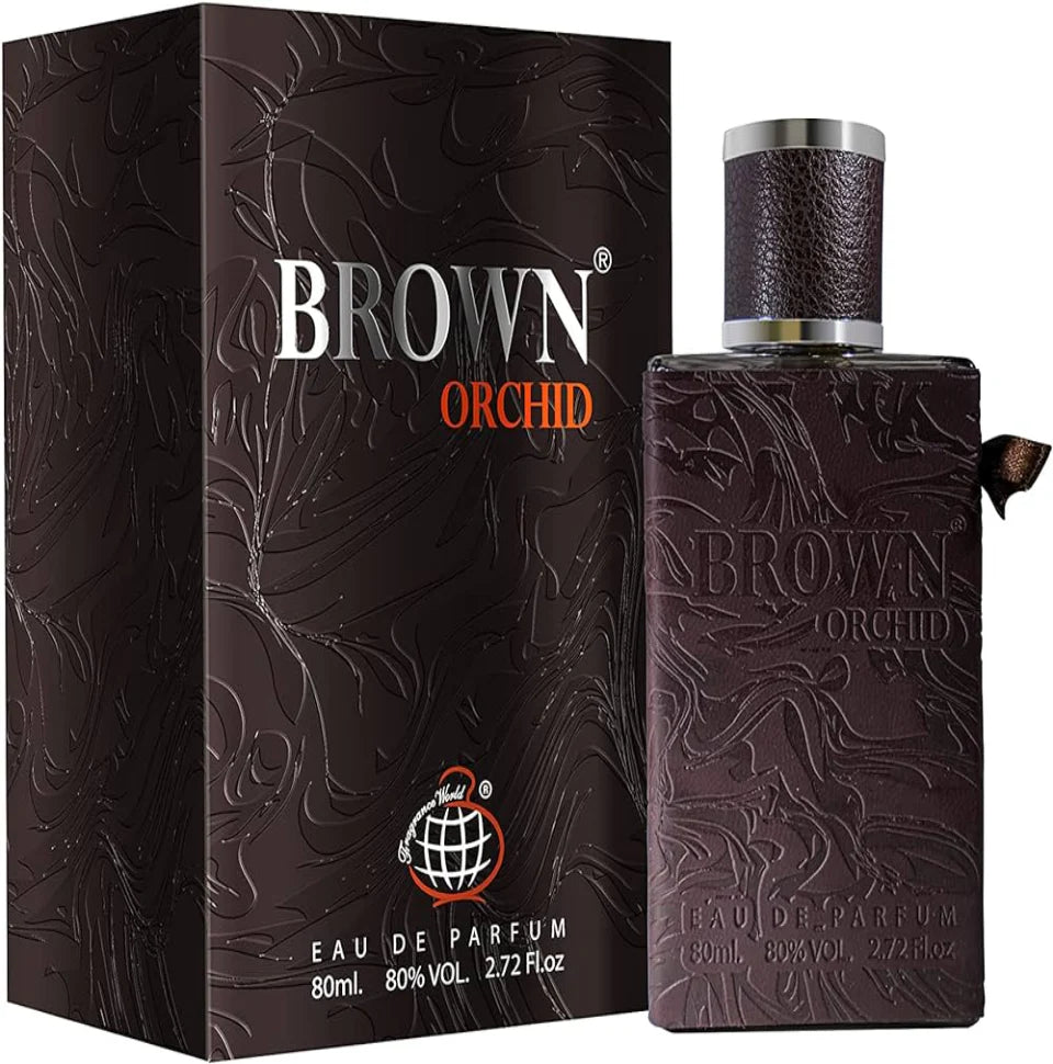 Fragrance World Brown Orchid Eau de Parfum 80ml For Men