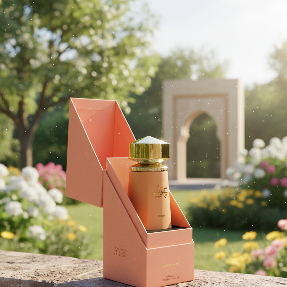 عطر خاليت برائحة الخوخ، 100 مل، من عود السلام، للجنسين