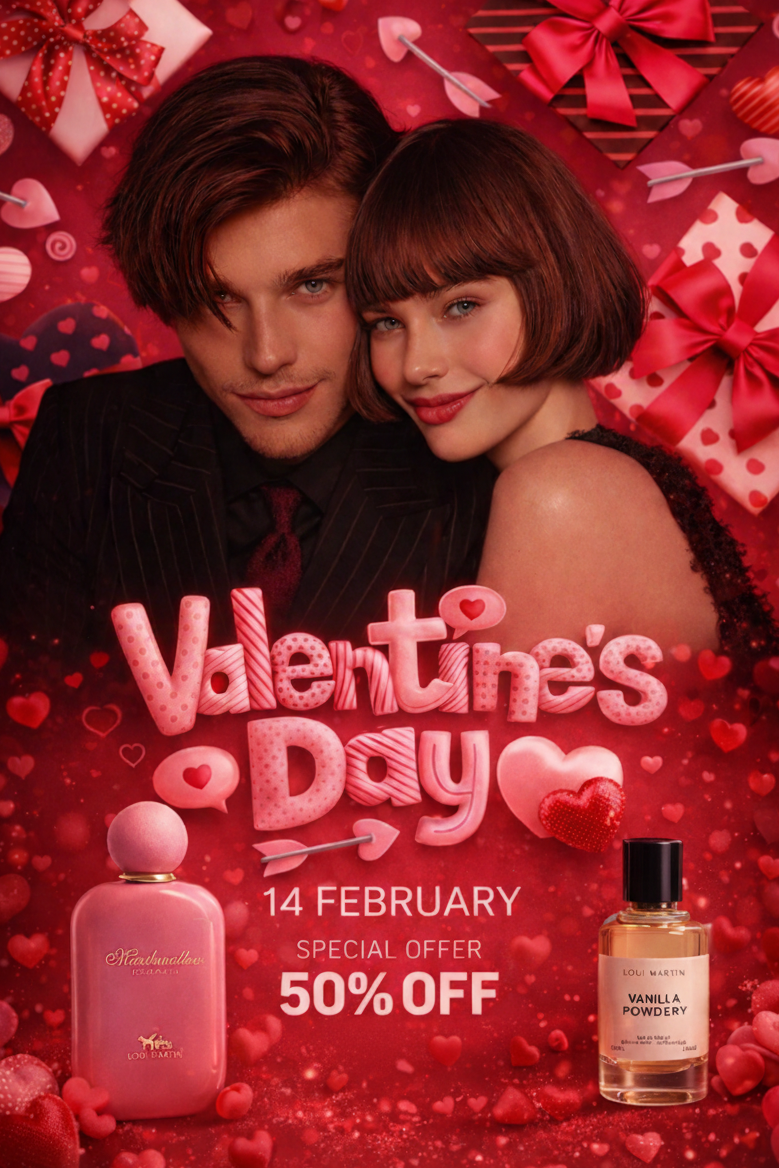 Marshmallow & Vanilla Powdery Sweet 100X2 Valentine Edition