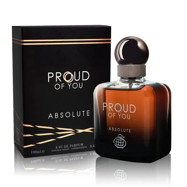 عطر Fragrance World Proud Of You Absolute Eau De Parfum 100ml للرجال