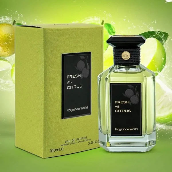 Fresh As Citrus Perfume 100ml EDP Fragrance World Male