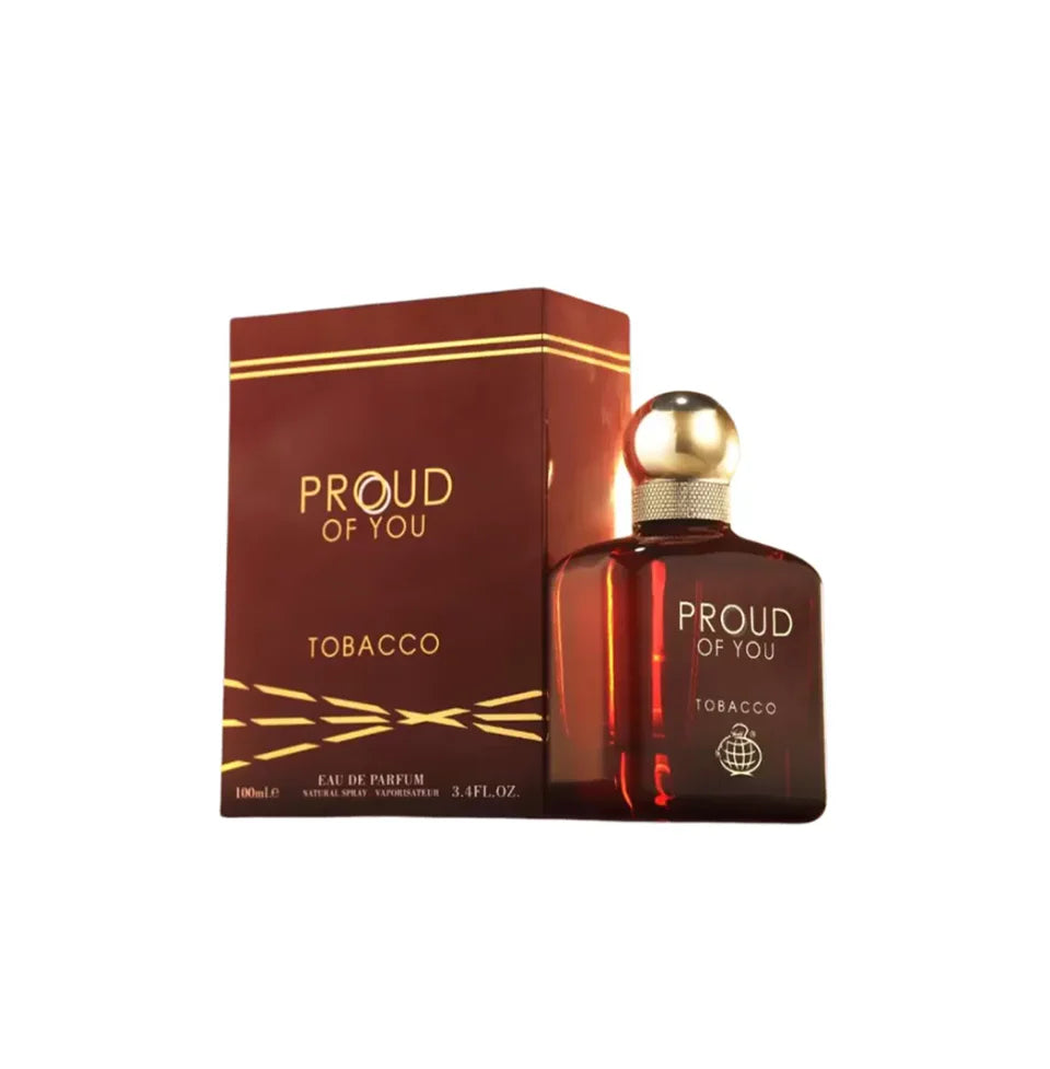 عطر Fragrance World Proud Of You Tobacco Eau De Parfum 100ml للرجال