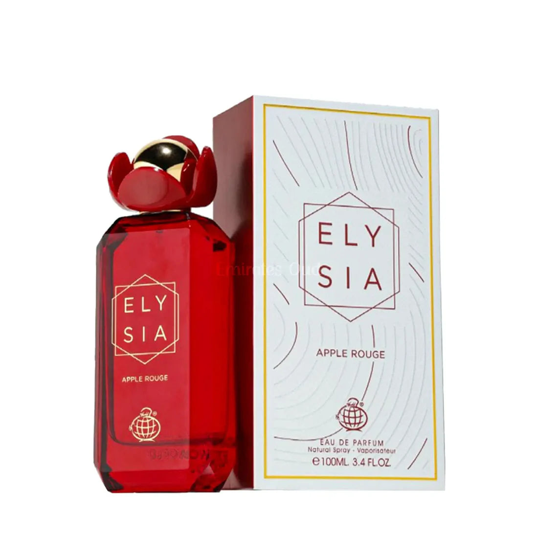 عطر إليسيا أبل روج 100 مل أو دي بارفان من عالم العطور للجنسين