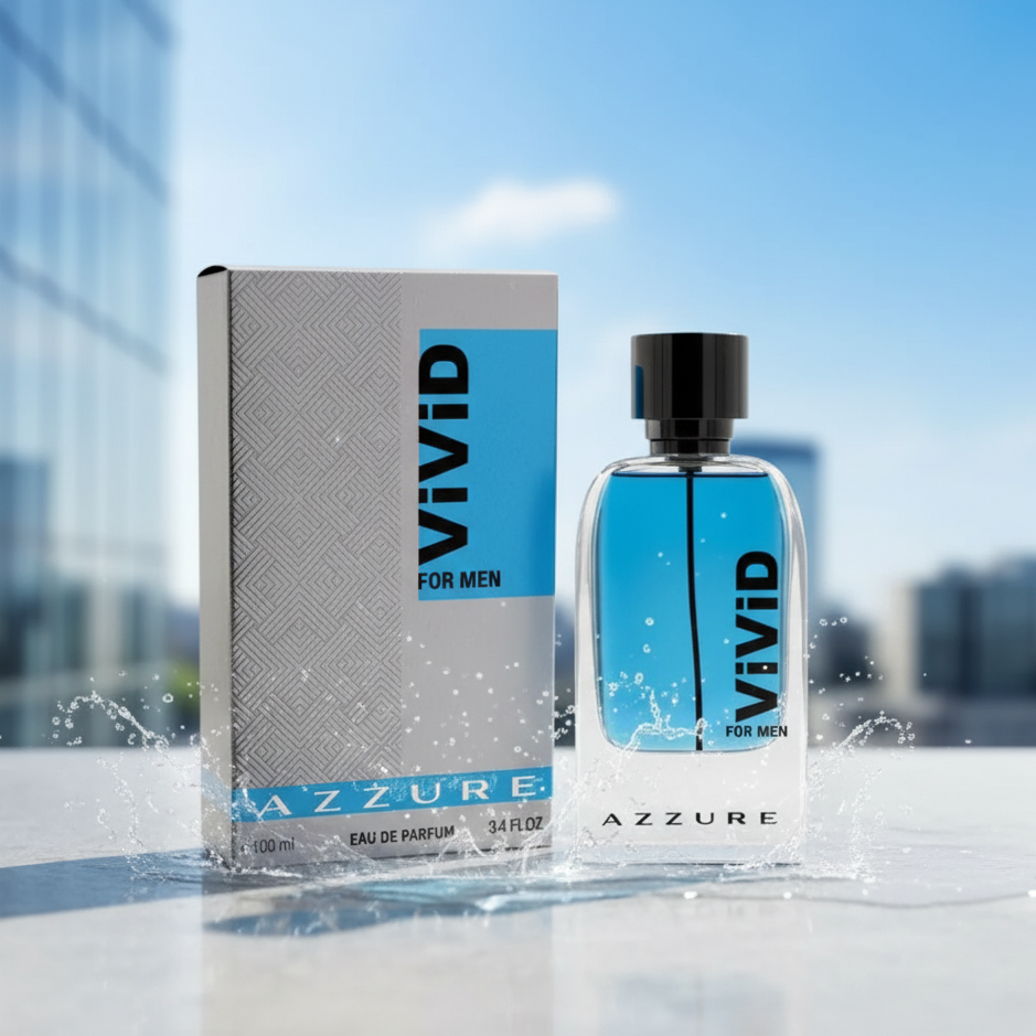 Fragrance World Vivid Azzure Eau De Parfum 100ml For Men