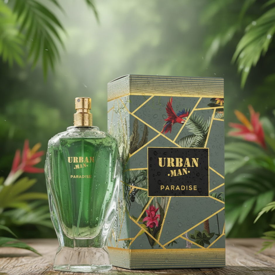 Fragrance World  Urban Man Paradise Perfume 90ml EDP Fragrance World Male