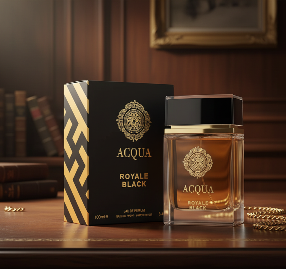 Fragrance World Acqua Royale Black Eau De Parfum 100ml For Men