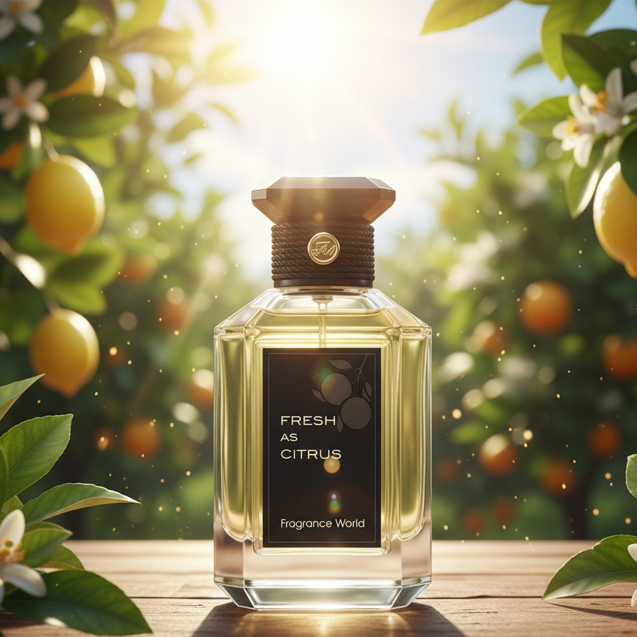 Fresh As Citrus Perfume 100ml EDP Fragrance World Male