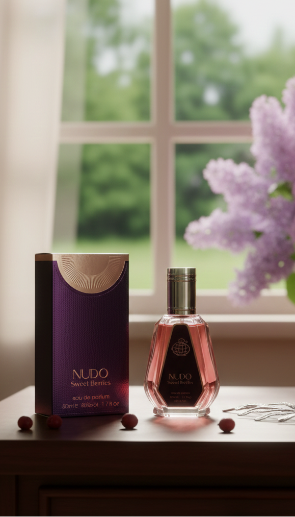 Eau de Parfum Nudo Sweet Berries by Fragrance World, Women, 50 ml