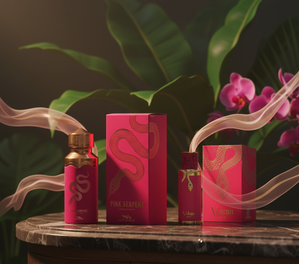 Loui Martin Pink Serpent Extrait De Parfum and French Avenue Vulcan Baie Eau de Parfum 100 ML For unisex