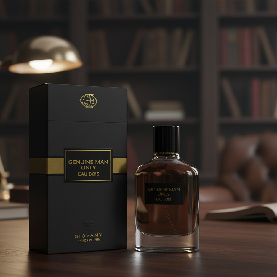 Genuine Man Only Eau Bois Perfume 100ml EDP Fragrance World Male