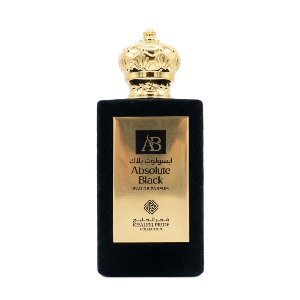 Khaleej Pride Absolute Black EDP 85ML for Men – Spicy Woody Amber Perfume