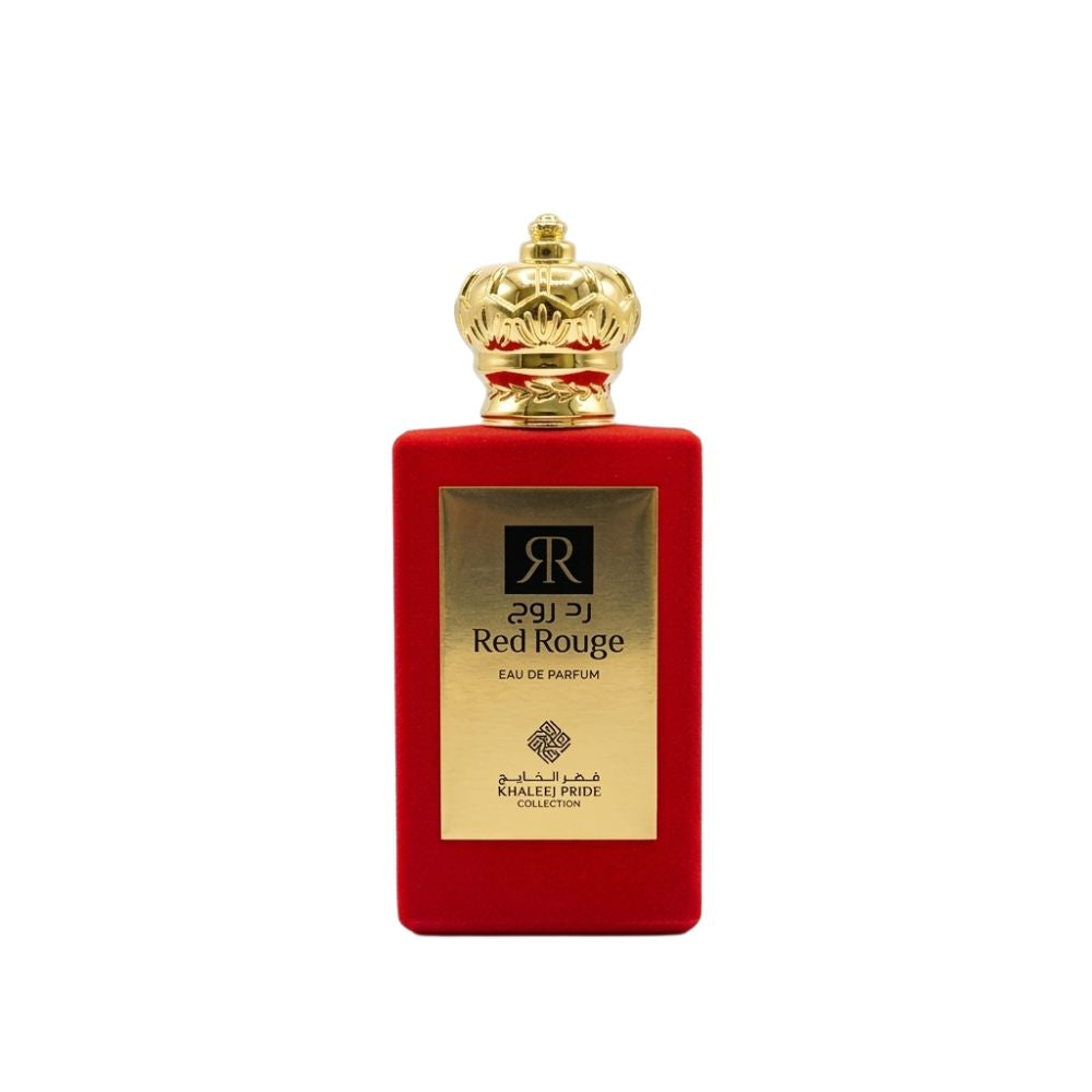 Khaleej Pride Red Rouge EDP 85ML for Women and Men – Spicy Woody Oud Leather Perfume