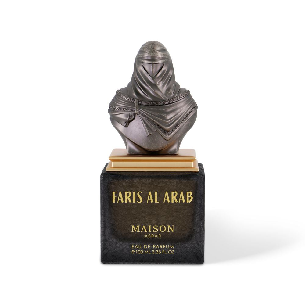 MAISON ASRAR Faris Al Arab Eau De Parfum 100ML for Men – Oriental Woody Fragrance