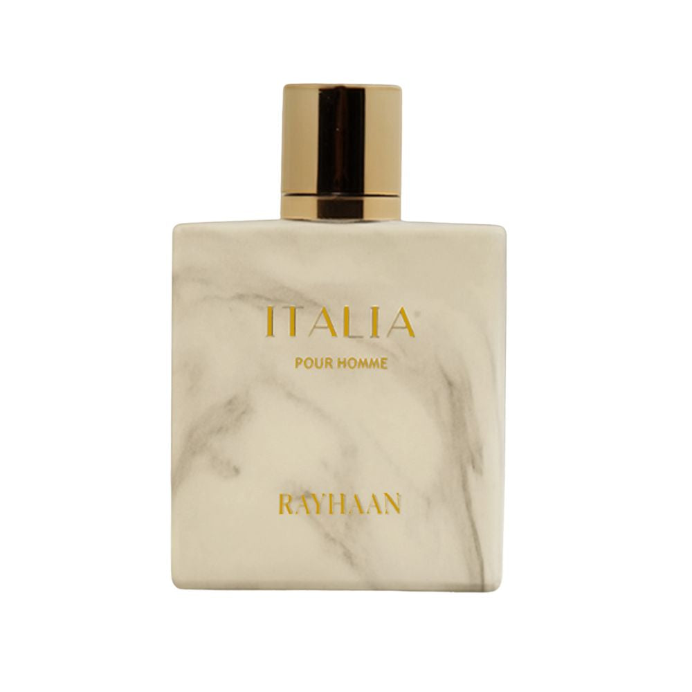 Rayhaan Italia Pour Homme Eau De Parfum 100ML for Men – Aromatic Sweet Tobacco Perfume
