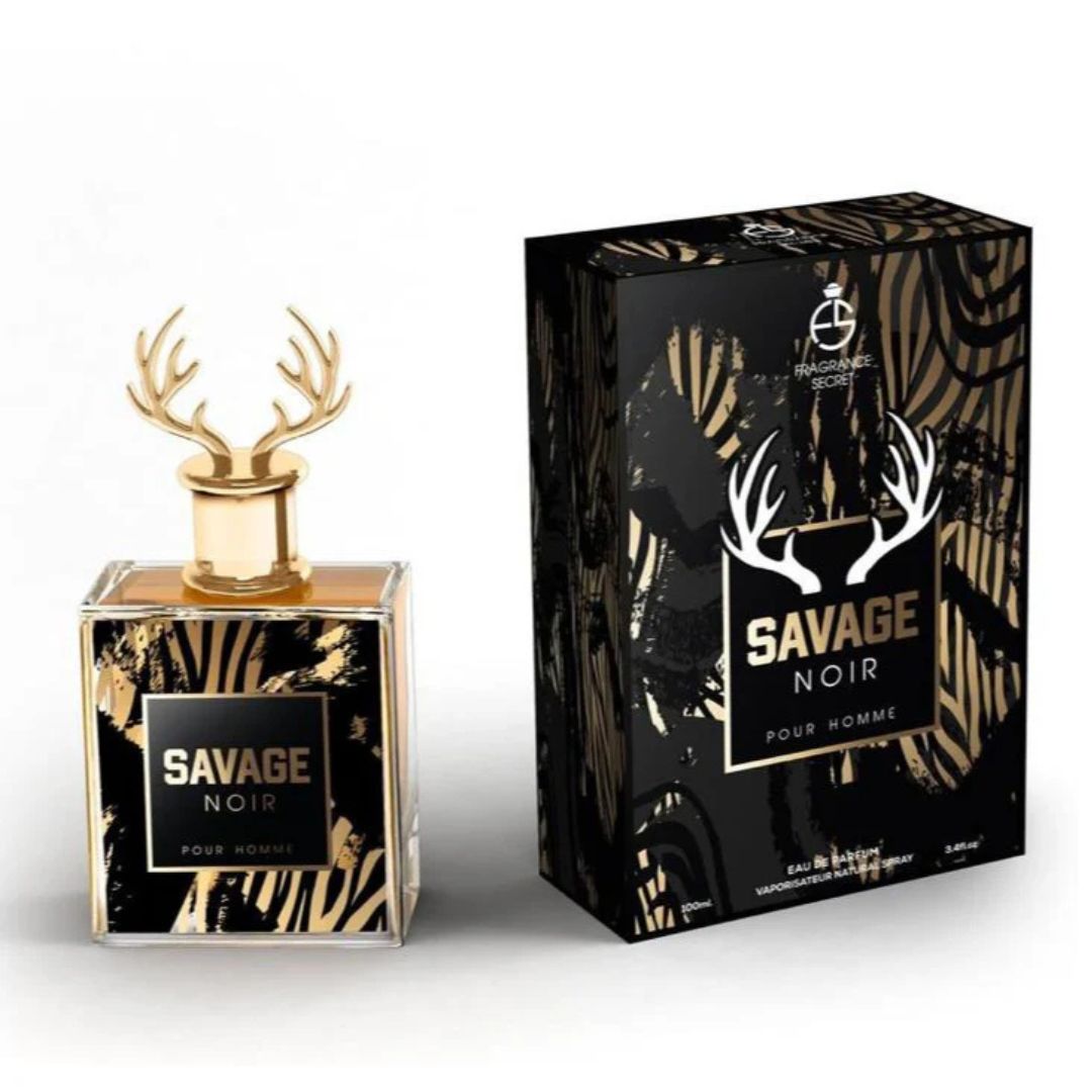 Fragrance Secrets Savage Noir EDP 100ML Unisex – Bold Fresh Woody Perfume