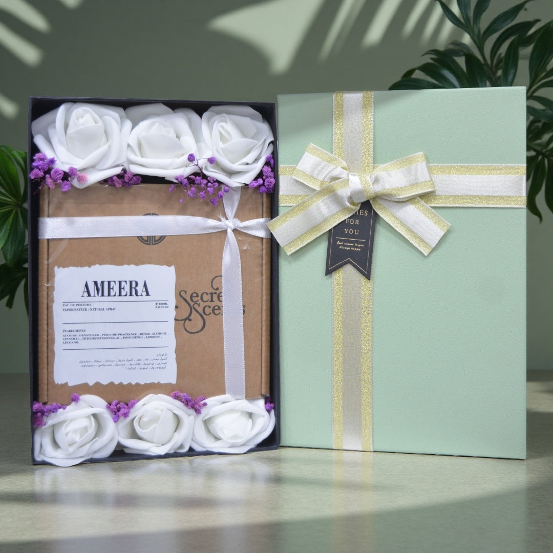SECRET SCENTS AMEERA EDP 100ML - Gift Hamper