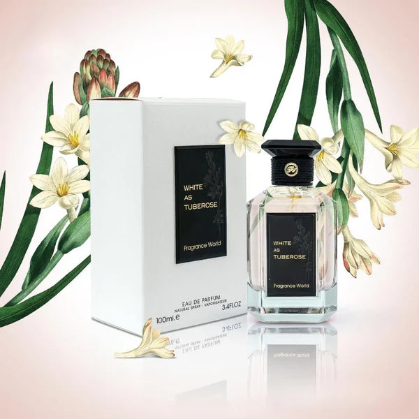 White As Tuberose Perfume 100ml EDP Fragrance World Unisex