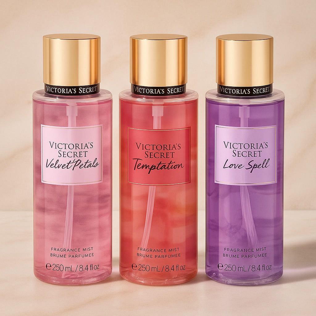 Victoria’s Secret Fragrance Mist 3 Pcs Combo Pack – Body Mist Gift Set For Women