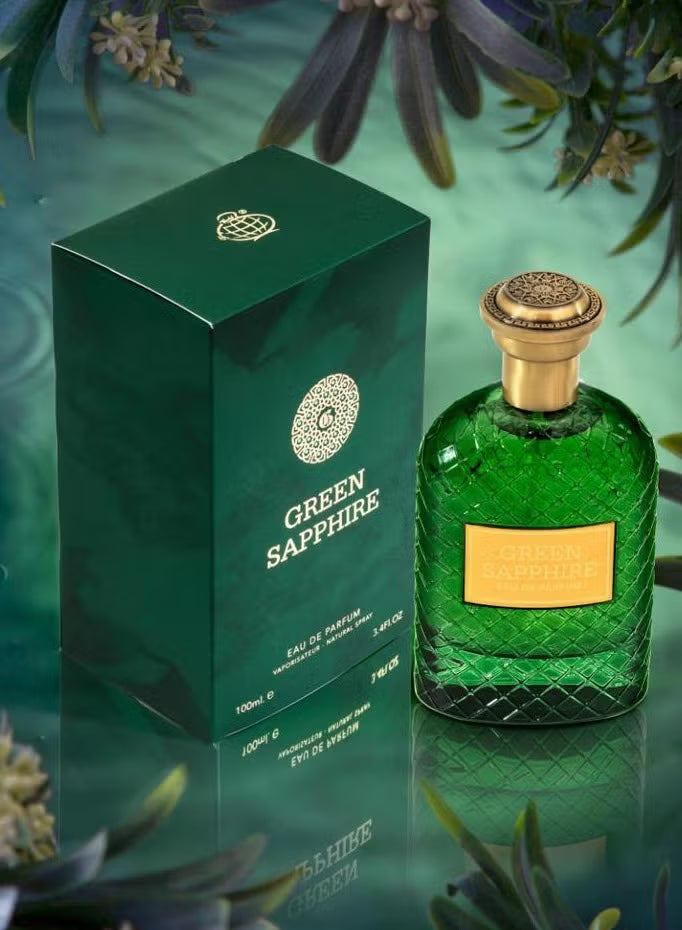 فراجرانس وورلد - جرين سافاير - أو دو بارفان - عطر للرجال، 100 مل 