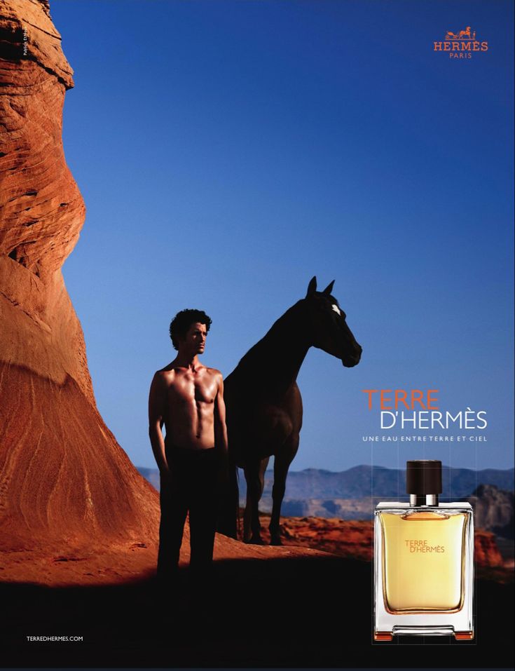 HERMES Terre D' EDP Parfum Spray for Men, Gold 100 ML