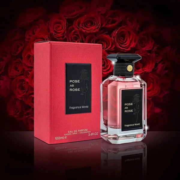 Fragrance World  Pose as Rose Perfume 100ml Fragrance World Unisex