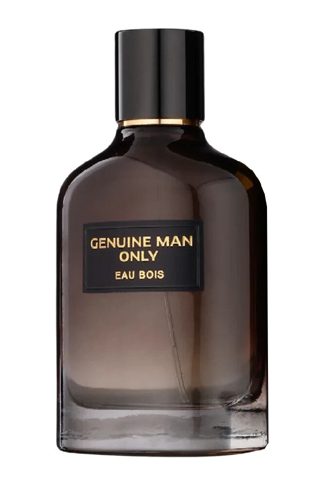 Fragrance World Genuine Man Only Eau Bois Eau De Parfum 100ml for Men
